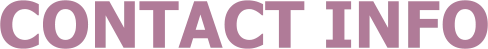 CONTACT INFO